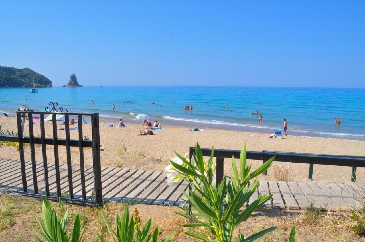 Beach House Yannis 3 In Agios Gordios Beach On Corfu Esterno foto